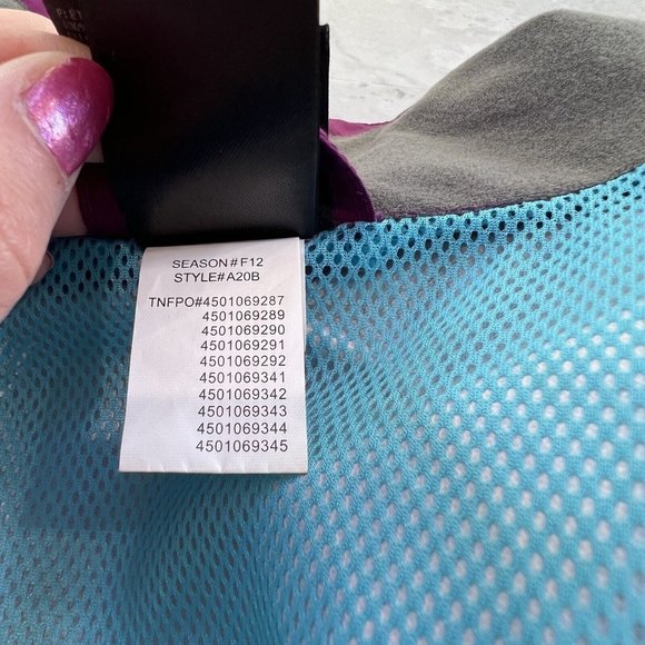 The North Face Shell HyVent Purple Jacket Coat Size XL Xlarge 18 - Picture 10 of 11